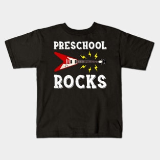 Preschool Rocks Teacher Student Kid Back To School Kids T-Shirt